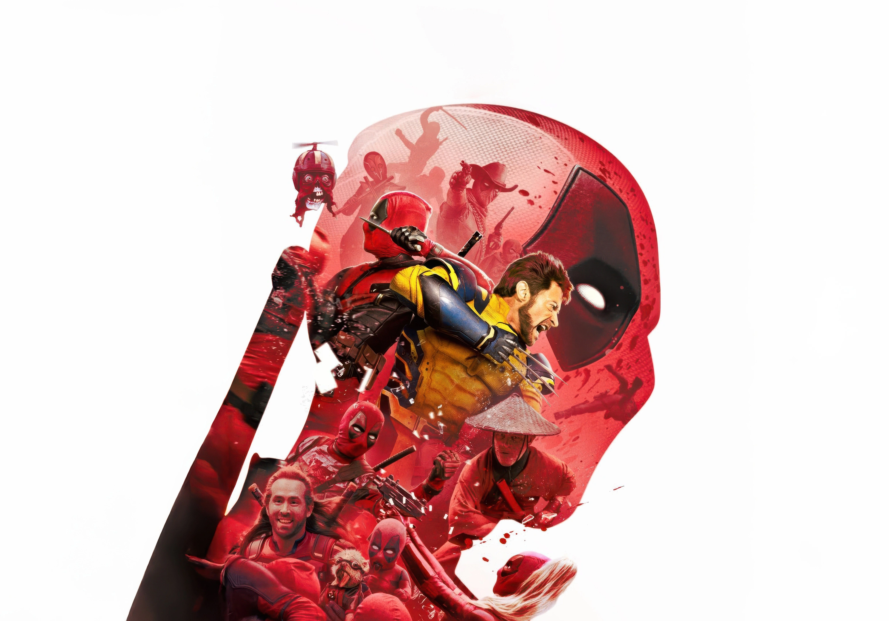 Образ Deadpool в яркой красной гамме - 1