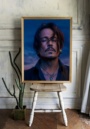 Джонни Депп в синих тонах - 2