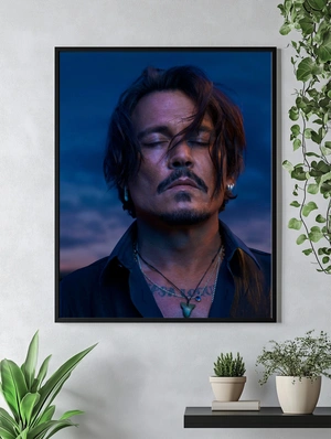 Джонни Депп в синих тонах - 4