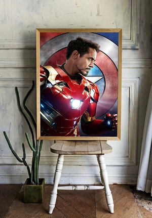 Железный человек и щит Капитана Америки - 2