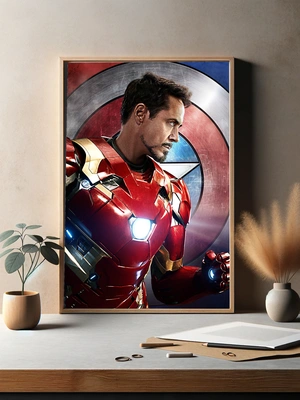 Железный человек и щит Капитана Америки - 3