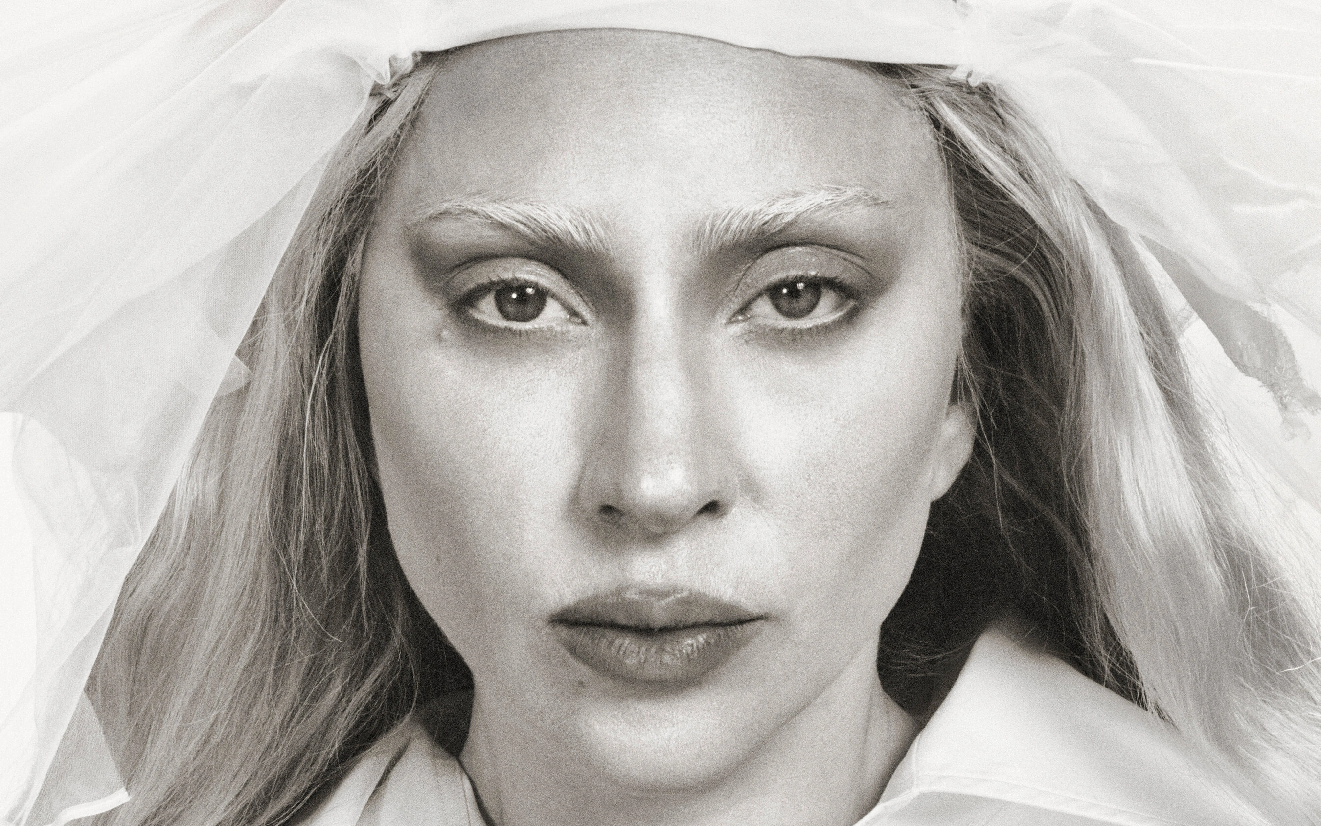 Портрет Lady Gaga в светлых тонах - 1