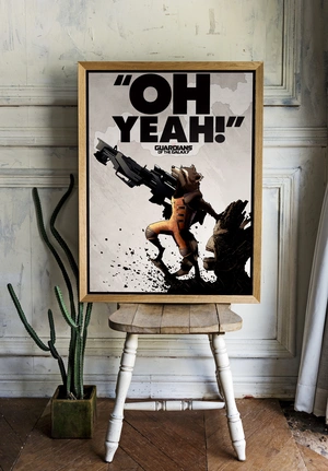 Динамичный кадр с Ракетой и Грутом - 2