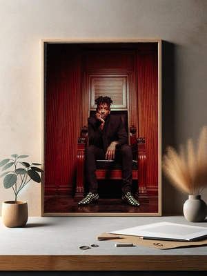 21 Savage в интерьере из дерева - 3