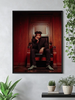 21 Savage в интерьере из дерева - 4