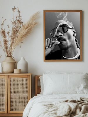 Snoop Dogg в стильном чёрно-белом ретро - 5