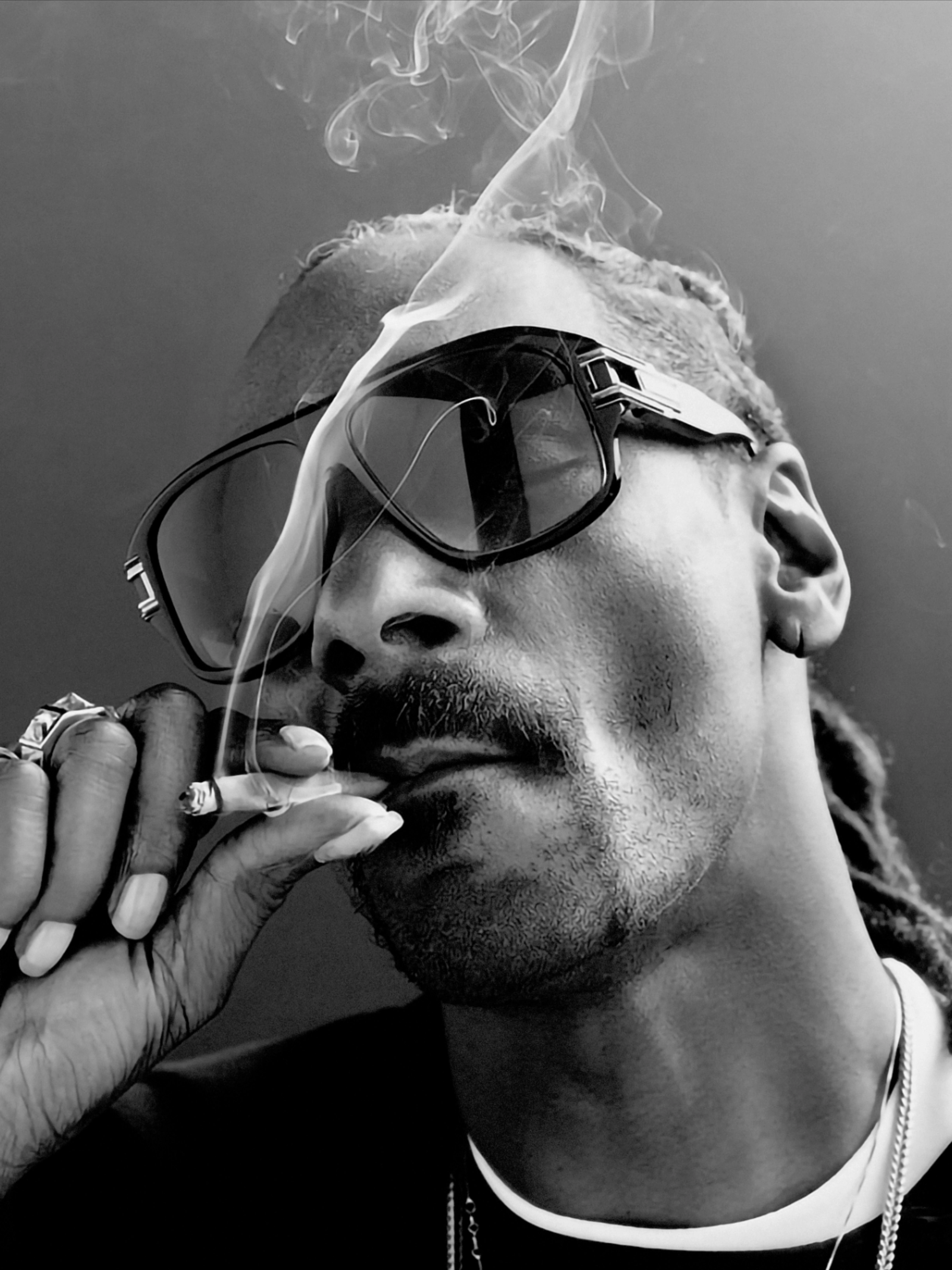 Snoop Dogg в стильном чёрно-белом ретро - 1