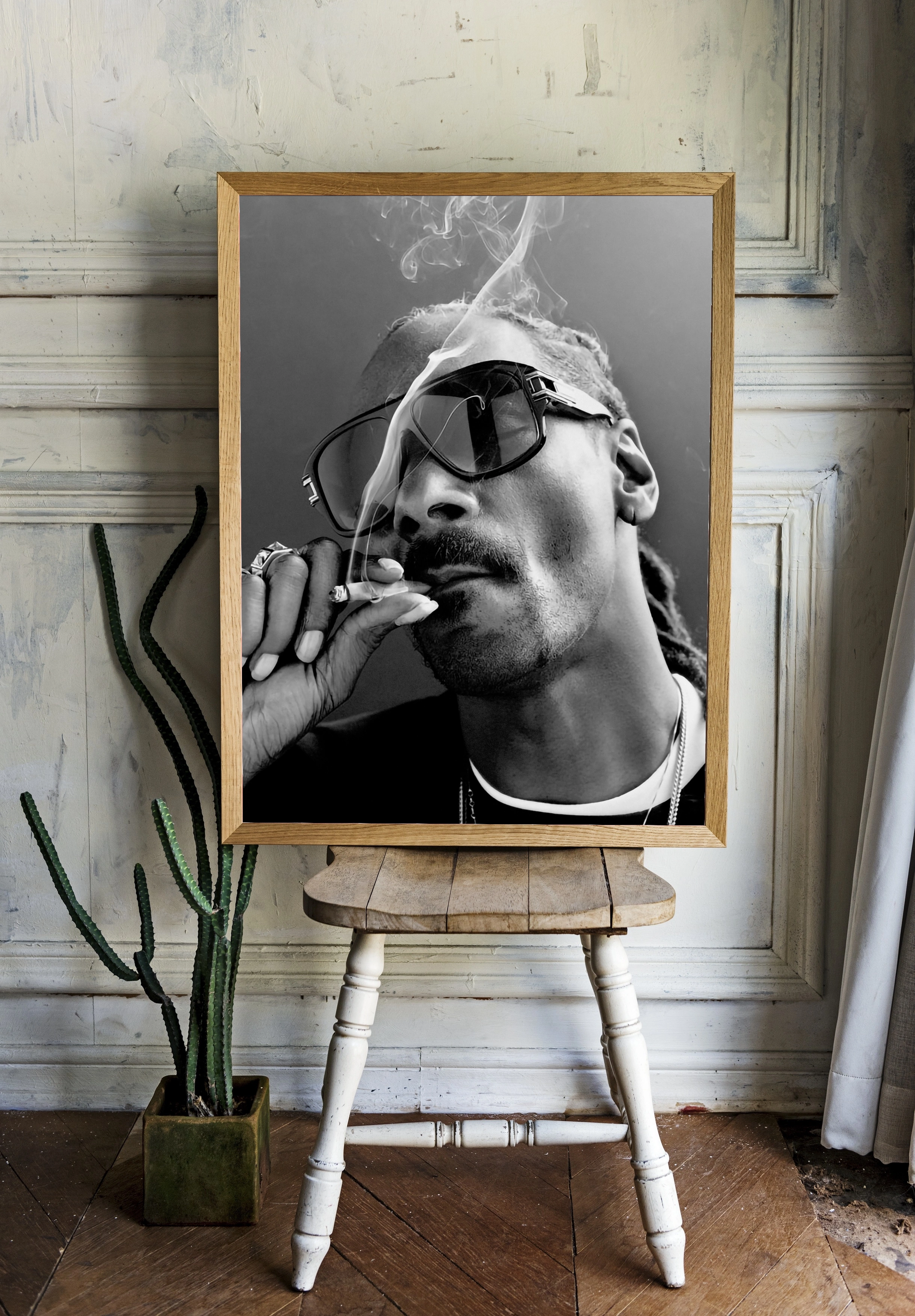 Snoop Dogg в стильном чёрно-белом ретро - 2
