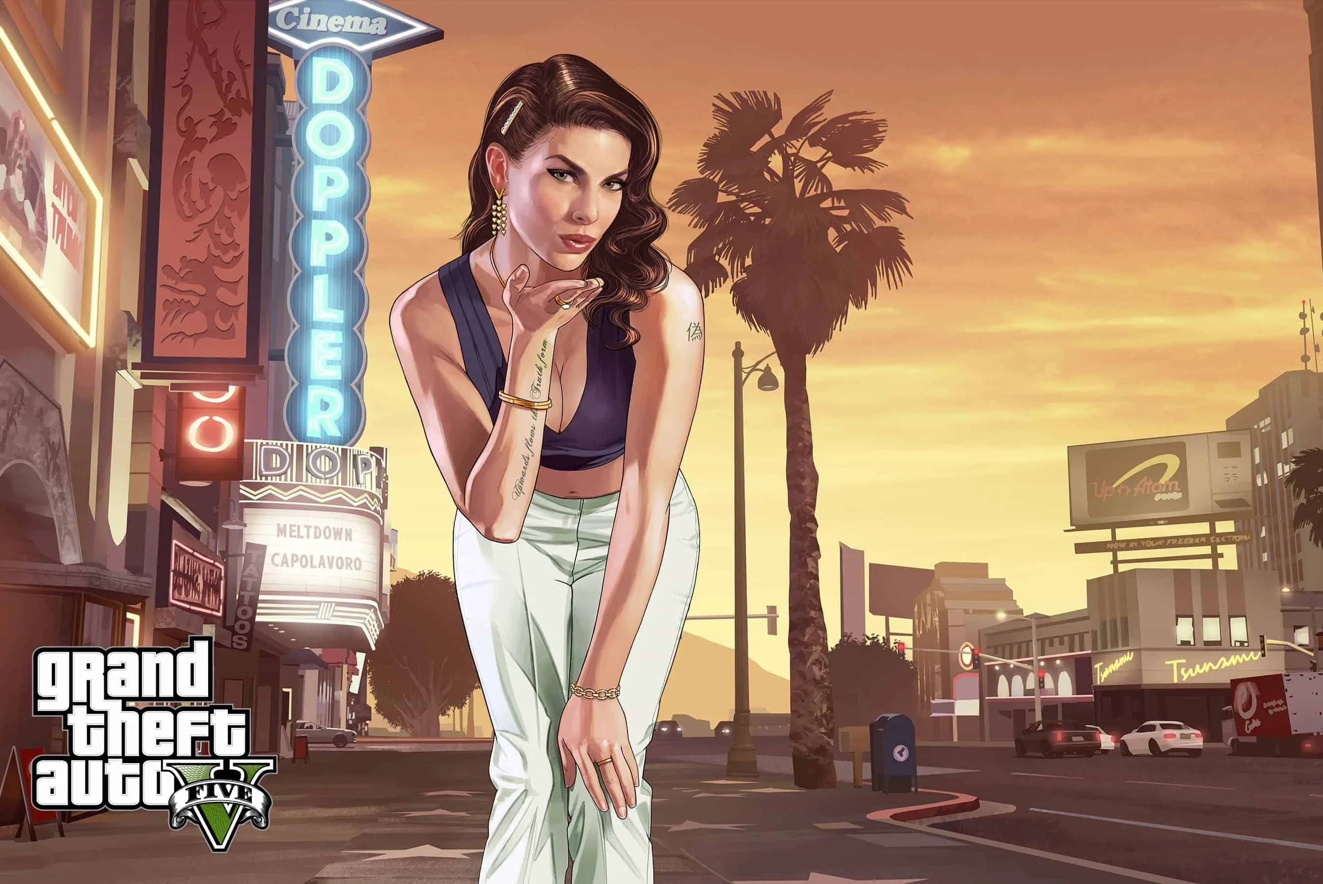 GTA 5 — Героиня на фоне заката - 1