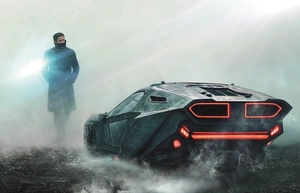 Райан Гослинг и футуристический автомобиль - 1