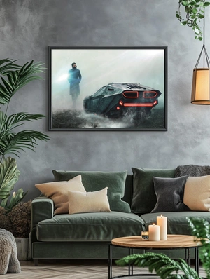 Райан Гослинг и футуристический автомобиль - 5