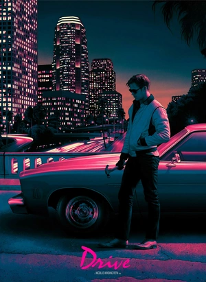 Ночной город и стильный герой — Drive - 1