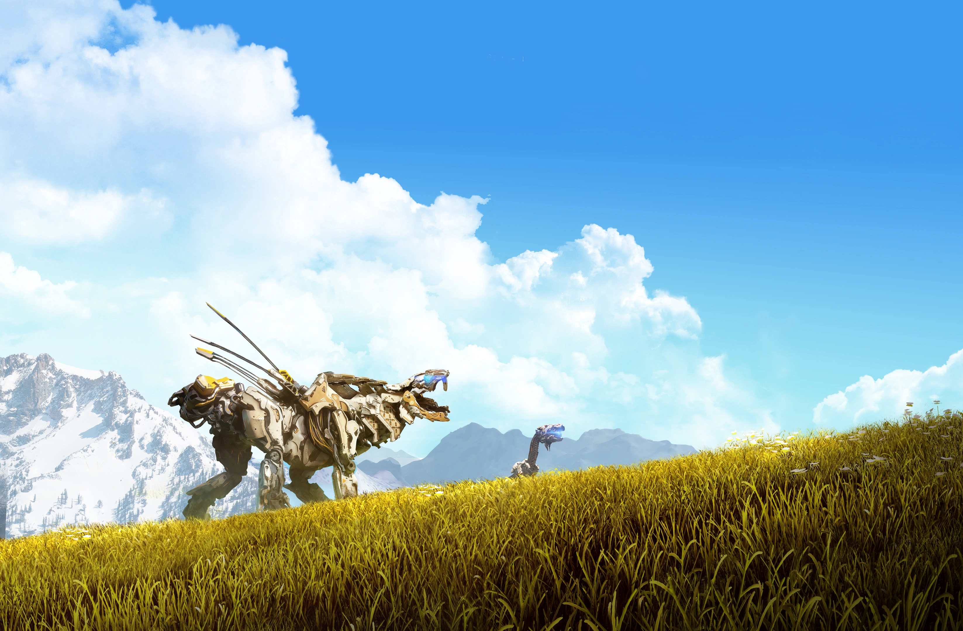 Horizon Zero Dawn — Машинные хищники на горной лужайке - 1