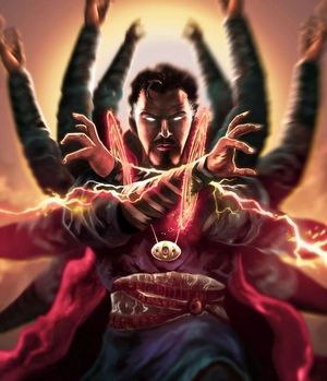 Доктор Стрэндж в момент заклинания - 1