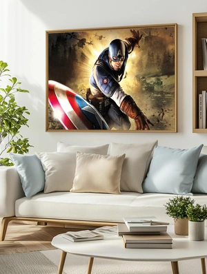 Капитан Америка в эпичной битве - 3