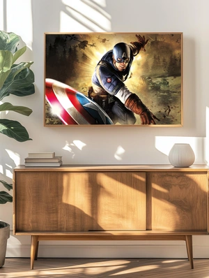 Капитан Америка в эпичной битве - 4