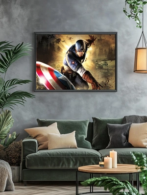 Капитан Америка в эпичной битве - 5