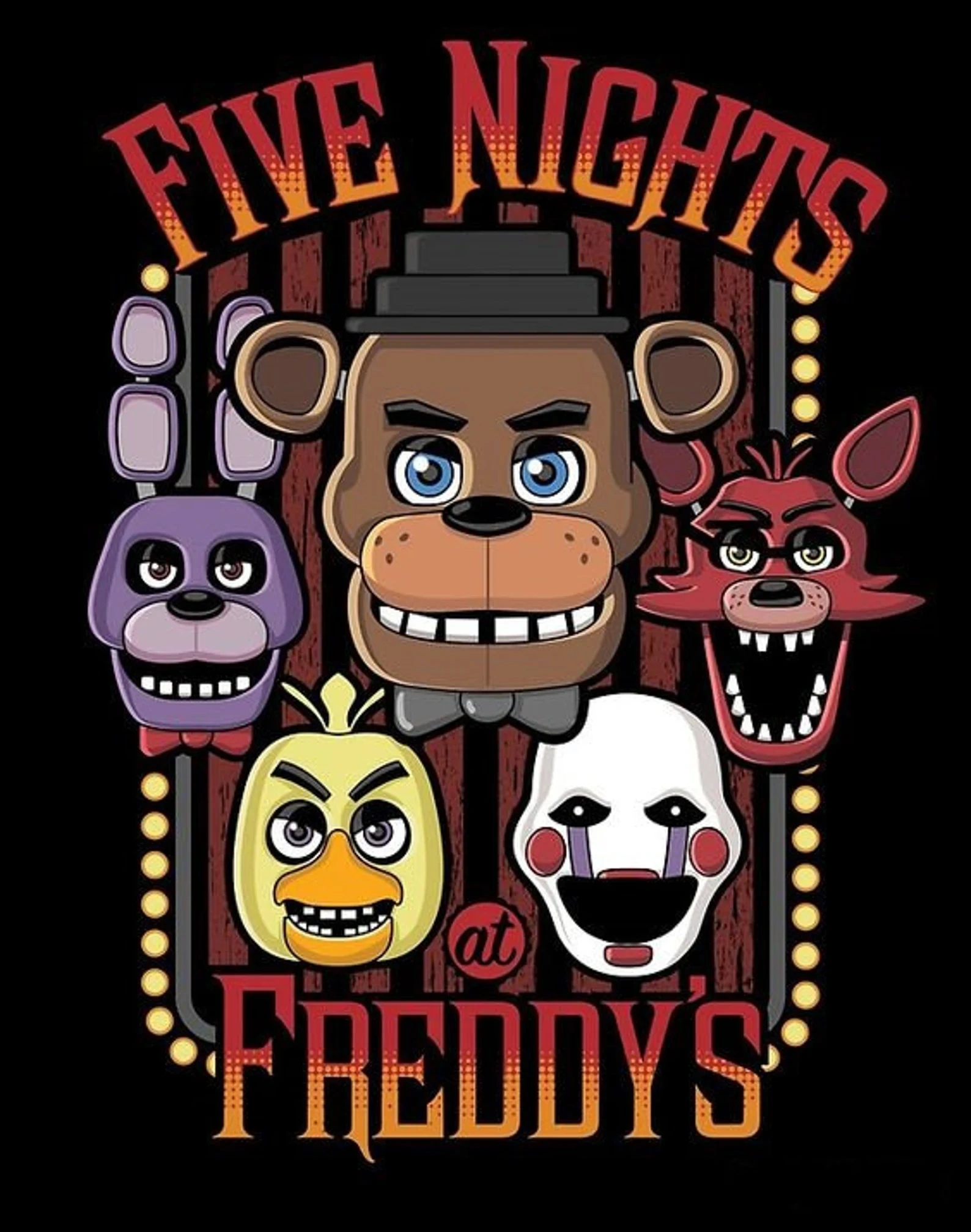 Five Nights at Freddy’s — Герои в стиле арт - 1