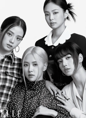 Группа BlackPink в монохроме - 1