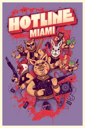 Hotline Miami — Персонажи с масками животных - 1