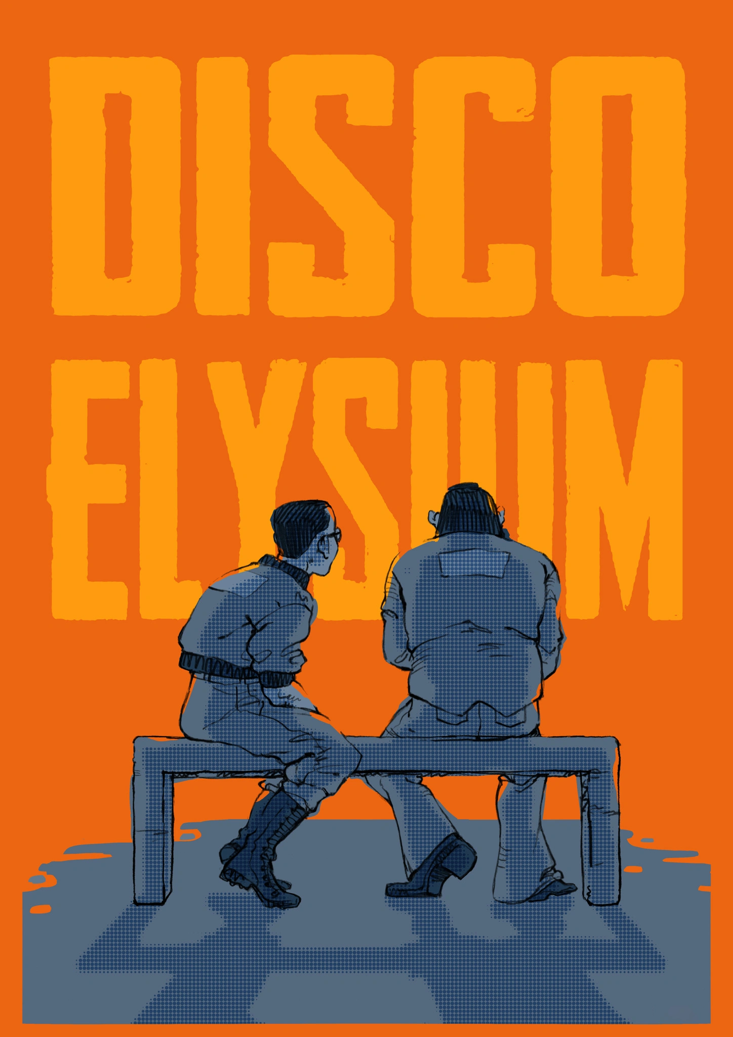 Disco Elysium — Дружеская беседа в оранжевом стиле - 1