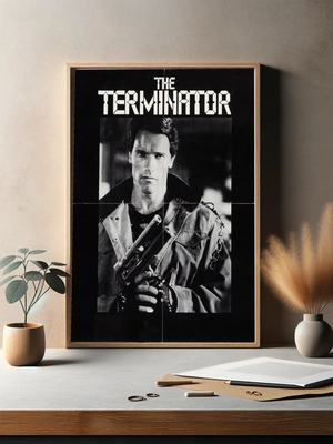 Терминатор — Арнольд Шварценеггер в стиле ретро - 3