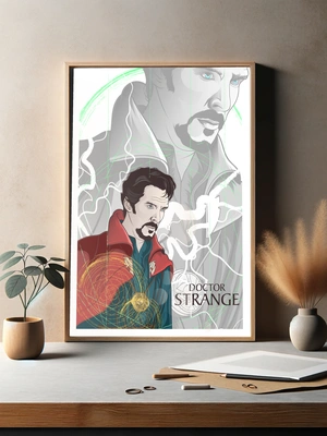 Доктор Стрэндж в стиле иллюстрации - 3