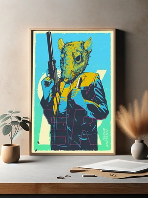 Hotline Miami — Неоновый человек с головой крысы - 3