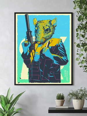 Hotline Miami — Неоновый человек с головой крысы - 4