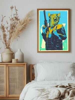 Hotline Miami — Неоновый человек с головой крысы - 5