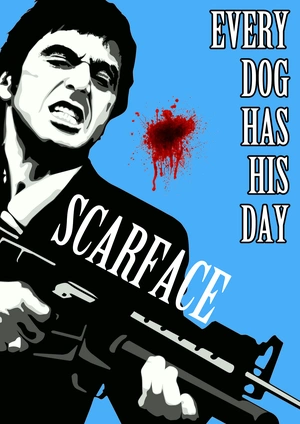 Scarface в стиле поп-арт - 1