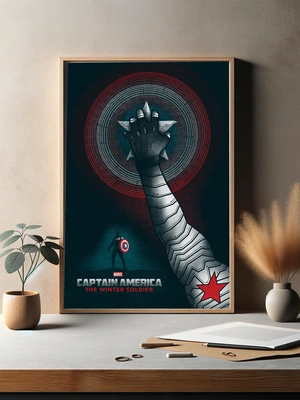 Капитан Америка и Зимний Солдат — Современный арт стиль - 3