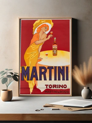 Martini and Rossi — Женщина в оранжевом платье - 3