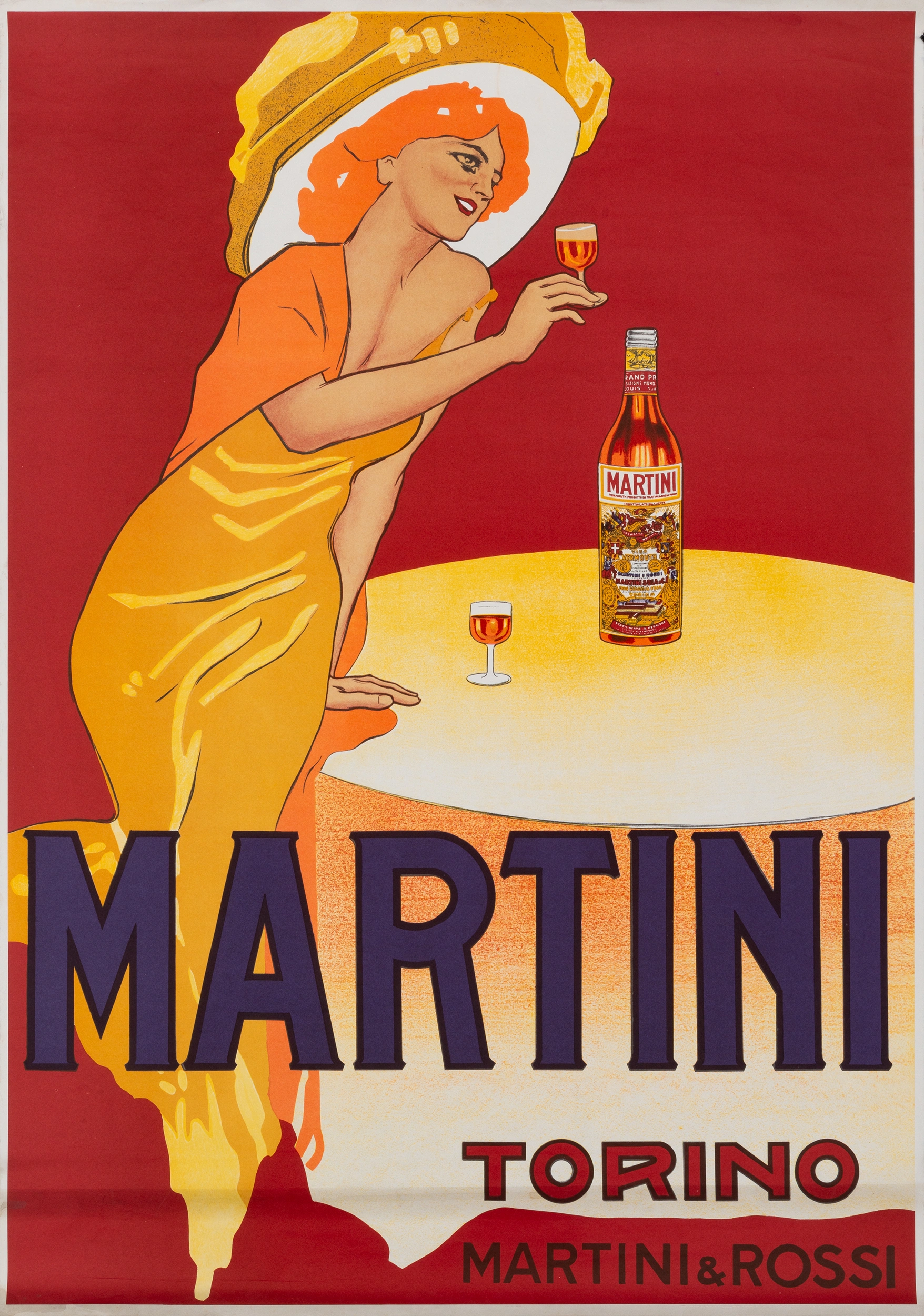 Martini and Rossi — Женщина в оранжевом платье - 1