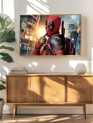 Deadpool на фоне разрушенного города - 4