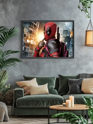 Deadpool на фоне разрушенного города - 5