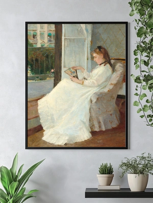 Женский портрет за чтением - 4