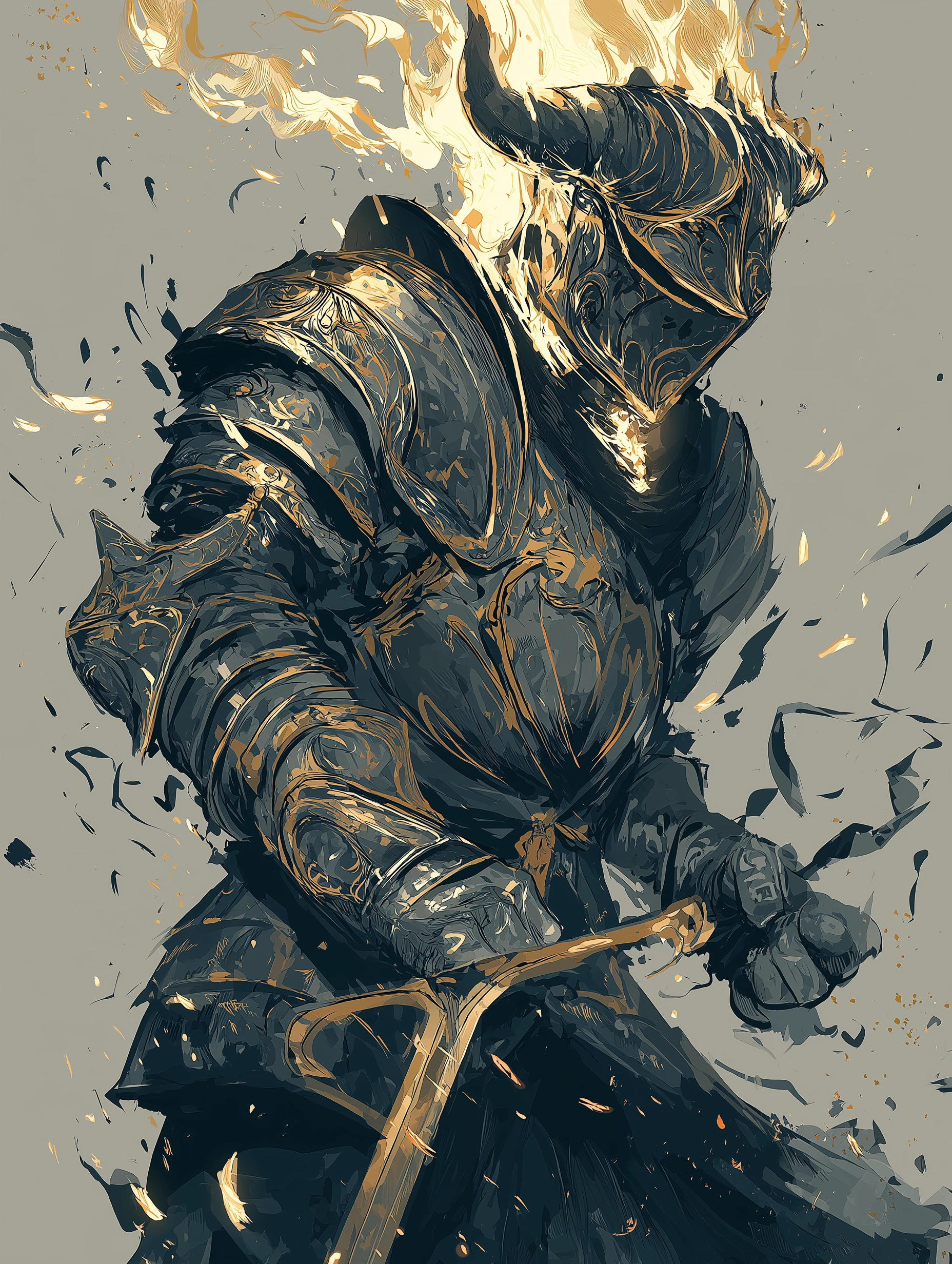 Dark Souls — Рыцарь в горящих доспехах - 1