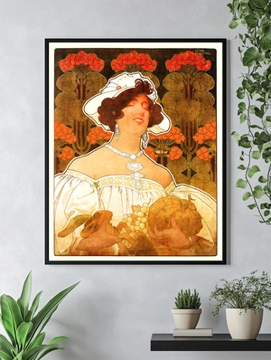 Женщина с геранью, 1901 - 4