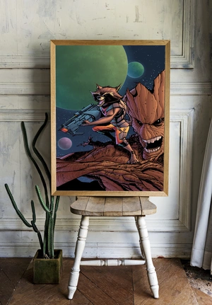 Эпическое единство Ракеты и Грута из Стражей Галактики - 2