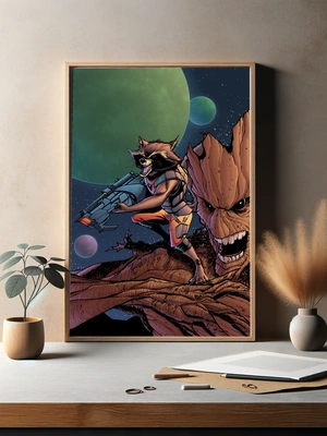 Эпическое единство Ракеты и Грута из Стражей Галактики - 3