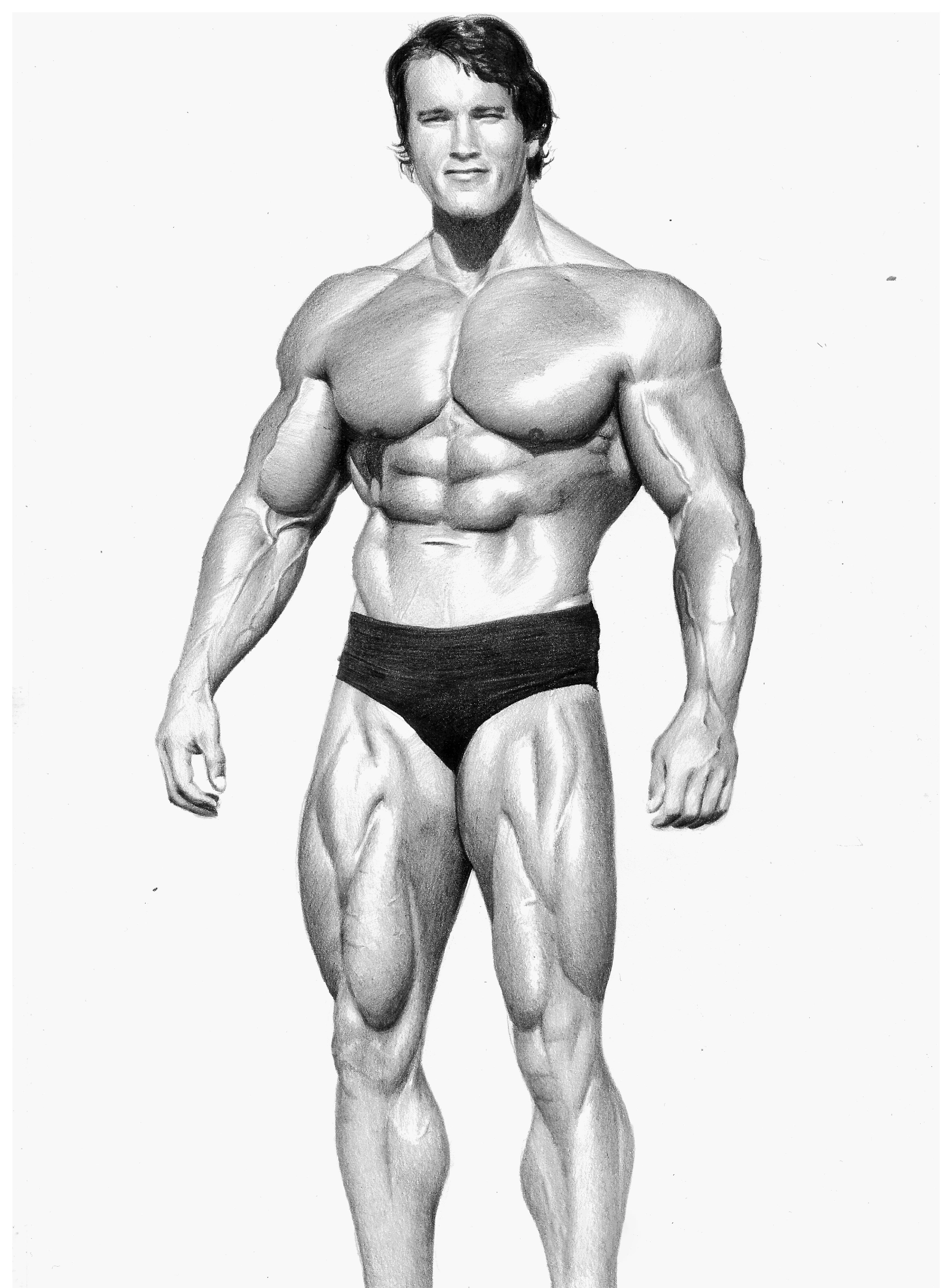 Иллюстрация Арнольда Шварценеггера - 1