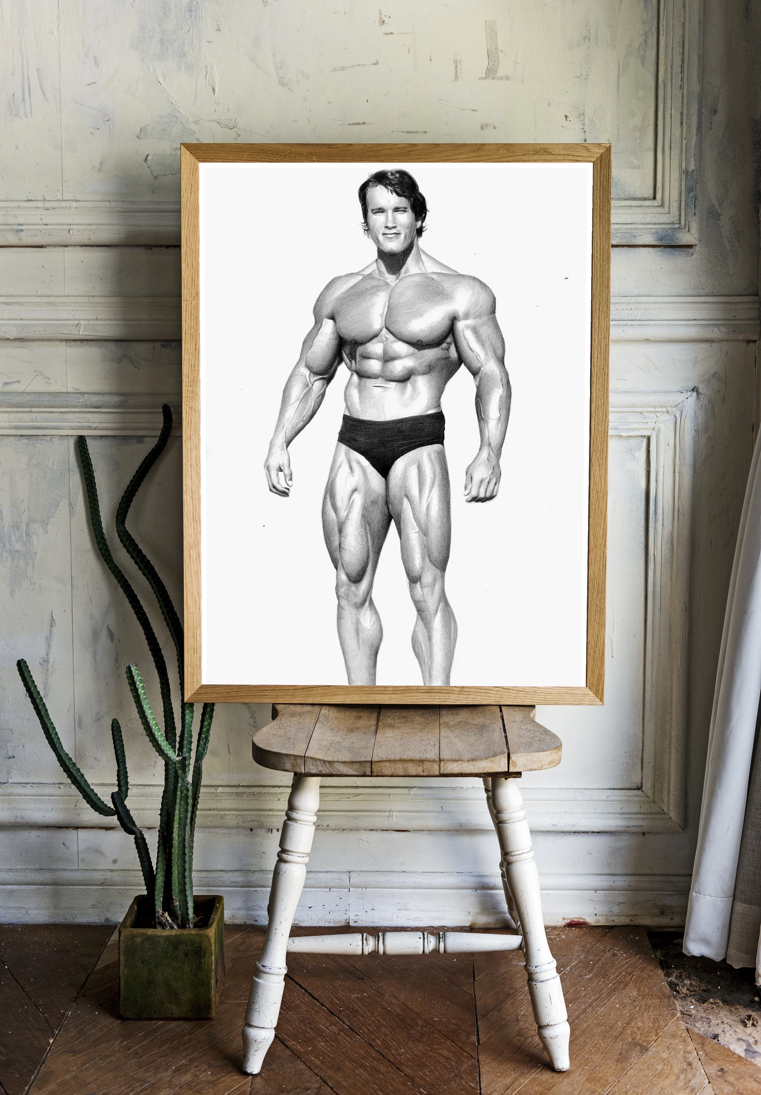 Иллюстрация Арнольда Шварценеггера - 2