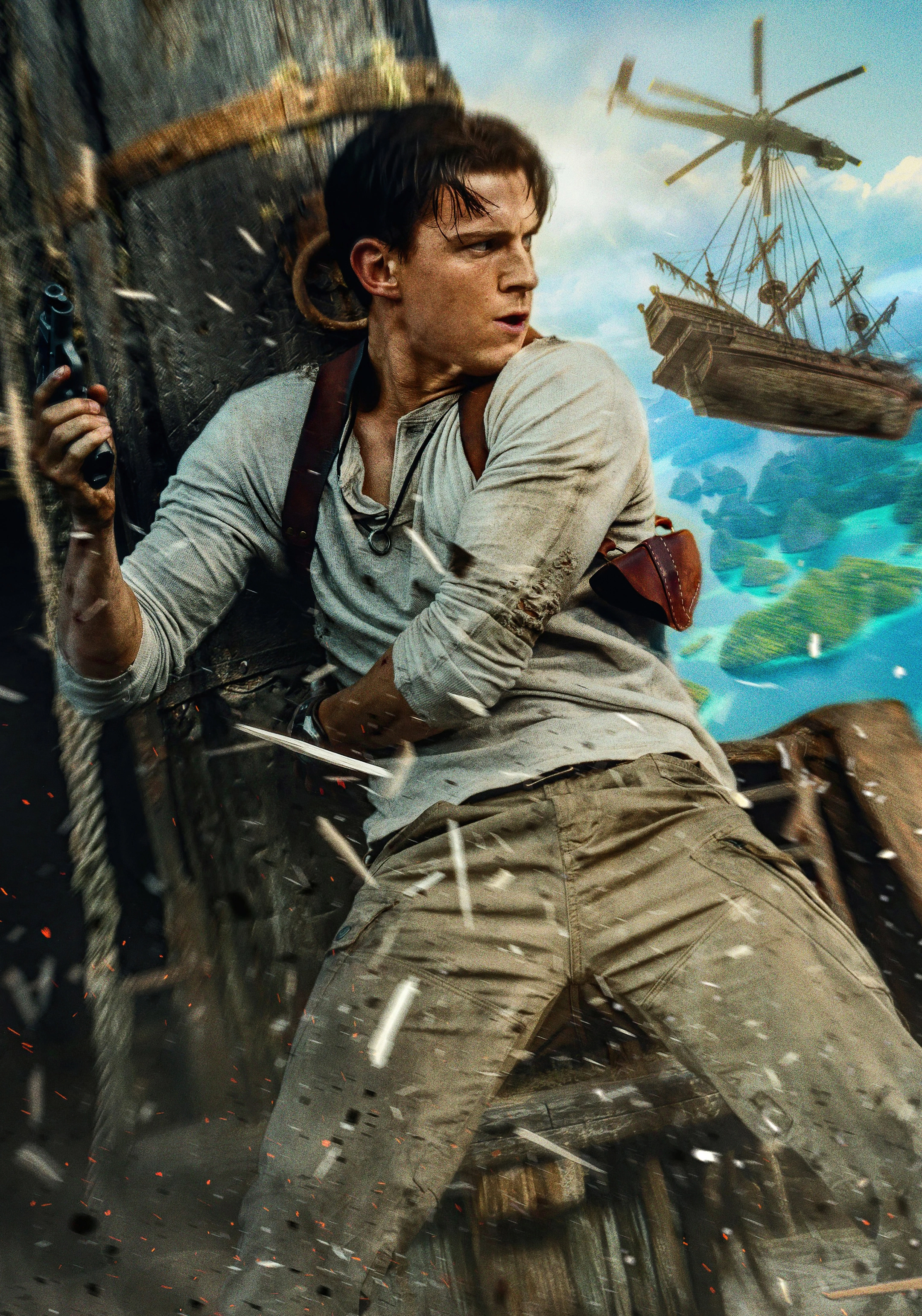 Том Холланд в приключенческом фильме Uncharted - 1