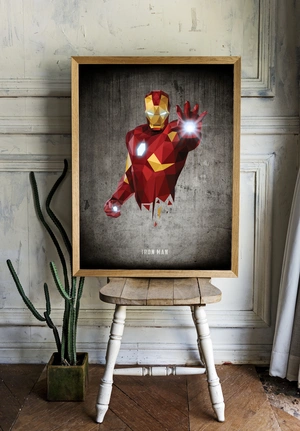 Железный Человек в геометрическом стиле - 2