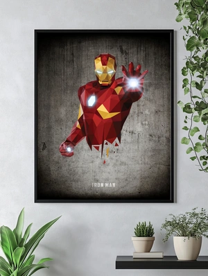 Железный Человек в геометрическом стиле - 4