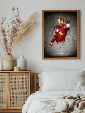 Железный Человек в геометрическом стиле - 5