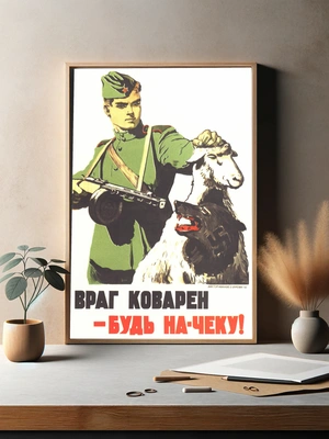 Советский солдат и борьба с врагом - 3