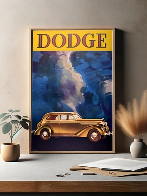 Ретро автомобиль Dodge в стиле арт-деко - 3