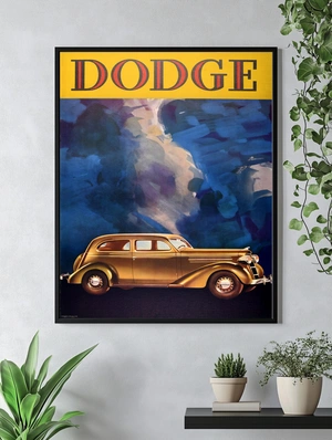 Ретро автомобиль Dodge в стиле арт-деко - 4